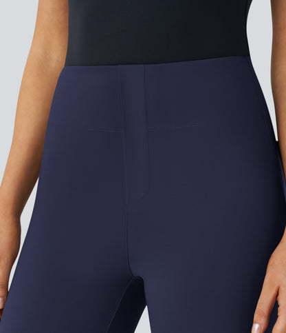 High Waisted Pocket Tapered Work Pants
