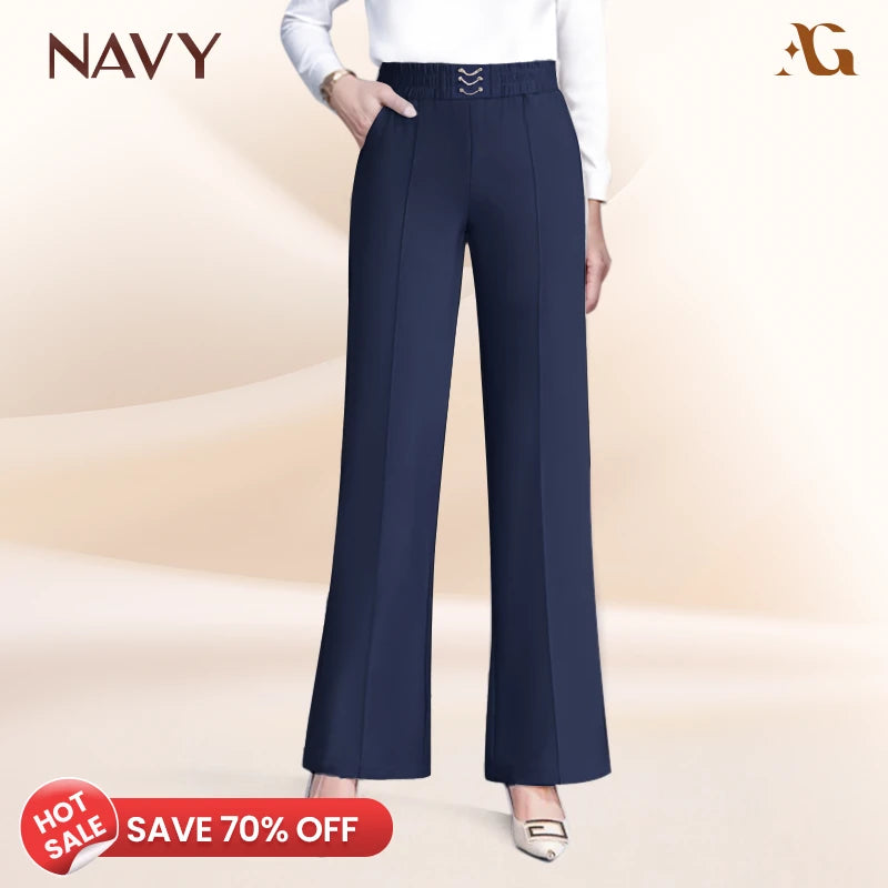 AiryGrace - LAST DAY 70% OFF - Perfect Drape High-Rise Ultra Soft Pull-On Pants