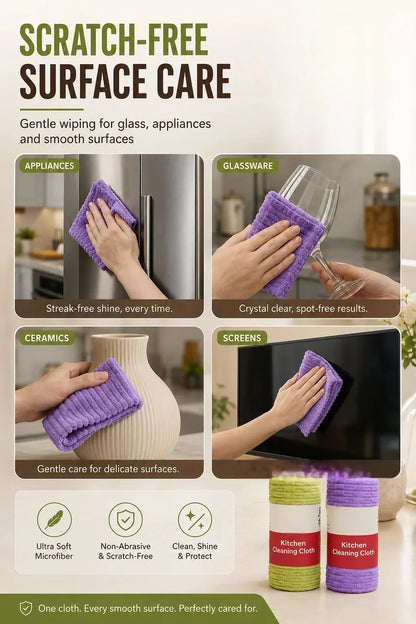 Multipurpose Reusable Tear-Off Cleaning Cloth Roll