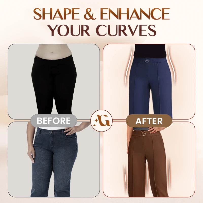 AiryGrace - LAST DAY 70% OFF - Perfect Drape High-Rise Ultra Soft Pull-On Pants