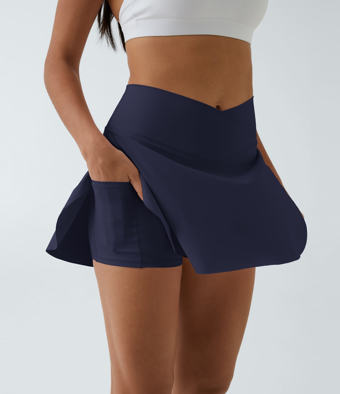 Pocket 2-in-1 Cool Touch Tennis Skirt-Lucid-Longer Length-UPF50+