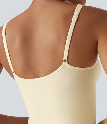 Seamless Flow Zipper Tummy Control Lounge Shapewear Bodysuit