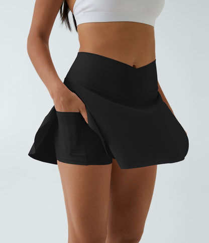 Pocket 2-in-1 Cool Touch Tennis Skirt-Lucid-Longer Length-UPF50+
