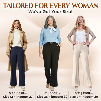 AiryGrace - LAST DAY 70% OFF - Perfect Drape High-Rise Ultra Soft Pull-On Pants