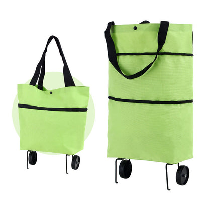 🏆75K+ Sold 🔥2-in-1 Foldable Shopping Cart