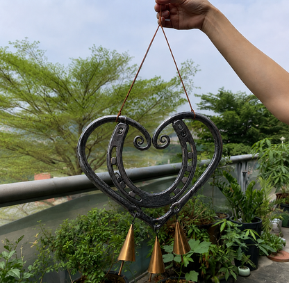 100% Handmade | The Horseshoe Heart Wind Chime ❤ (Handmade by Jordan Maynard)
