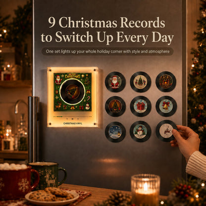 🎄 Christmas Magnetic Vinyl Jukebox