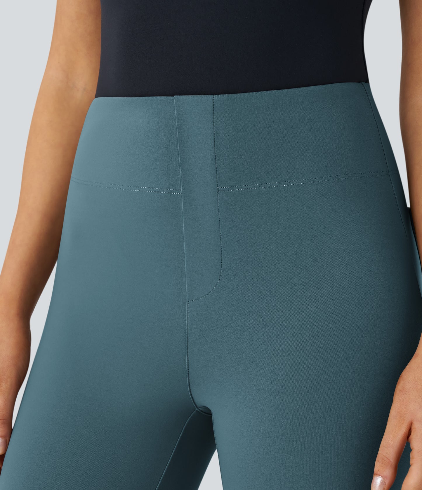 High Waisted Pocket Tapered Work Pants