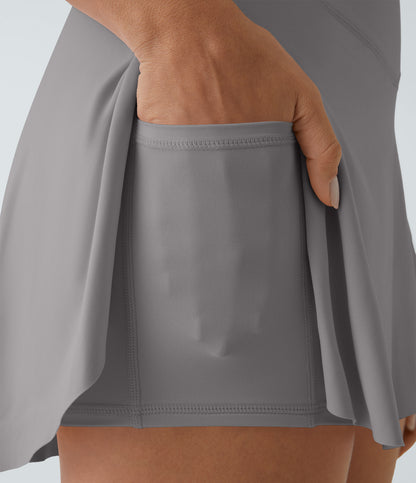 Pocket 2-in-1 Cool Touch Tennis Skirt-Lucid-Longer Length-UPF50+