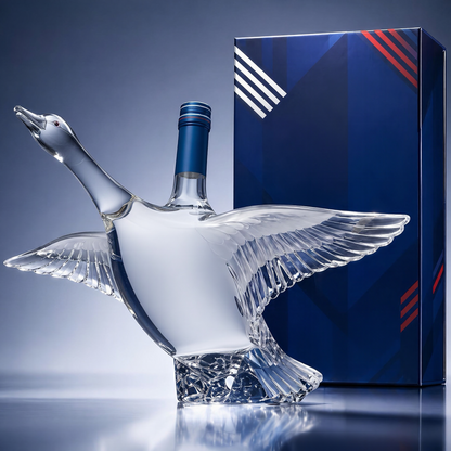 🎁 Last Day 60% OFF 🔥 Grey Goose Vodka 3D Sculpted Grey Goose Bottle