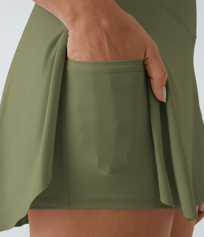 Pocket 2-in-1 Cool Touch Tennis Skirt-Lucid-Longer Length-UPF50+