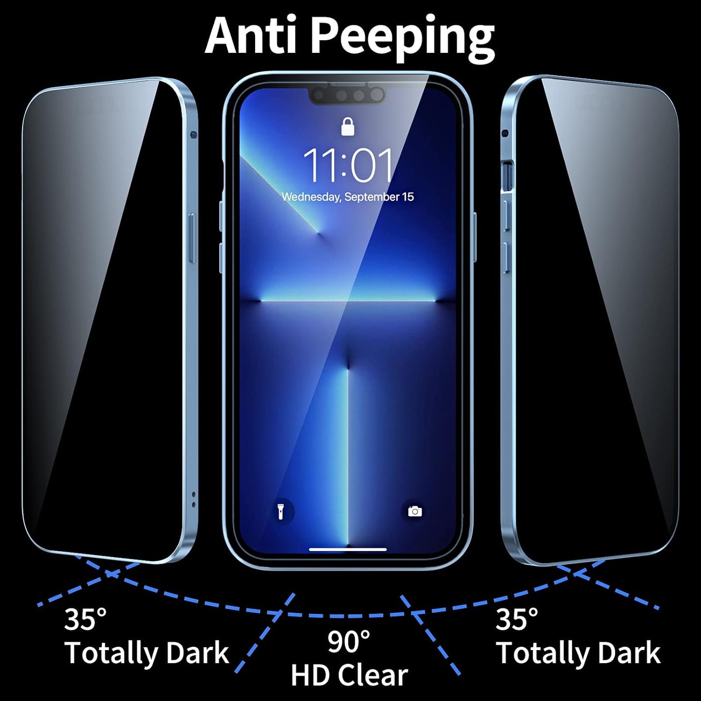 ✨ LAST DAY SALE 50% OFF ✨Magnetic iPhone case with privacy glass and metal frame