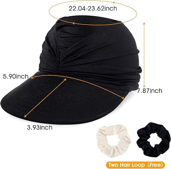 2026 Newest Sun Visor Hat for Women🔥Wide Brim Summer Sun Hats UPF 50+ UV Protection Beach Hats Foldable Golf Visor for Women