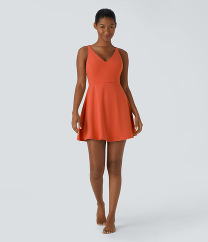 2-Piece Pocket Dance Active Dress