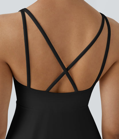 2-Piece Pocket Dance Active Dress