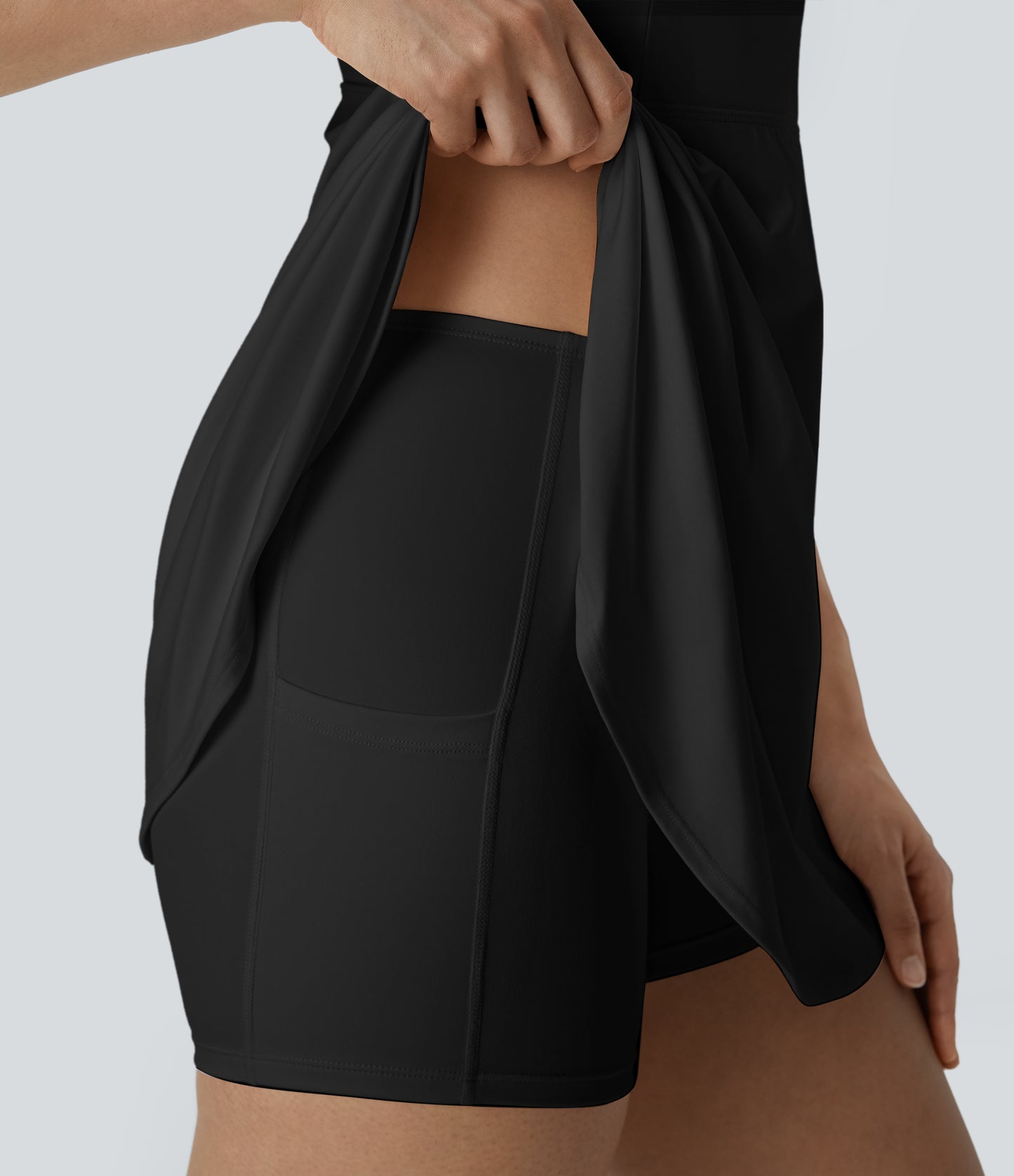 2-Piece Pocket Dance Active Dress