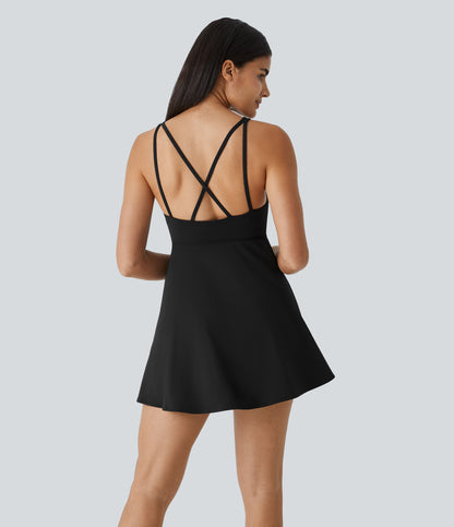 2-Piece Pocket Dance Active Dress