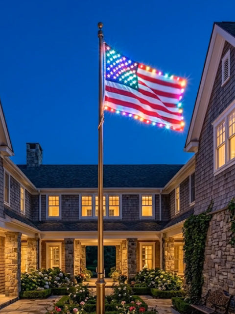 🦅 Illuminated 250th Anniversary USA Commemorative Flag - Premium LED Edition (3x5 Ft)
