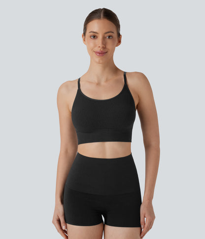 Seamless Flow Waffle Smoothing Lounge Bra