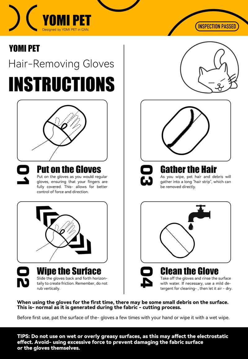 Last Day Buy 1 Get 1 Free- Pet hair remover Electrostatic gloves