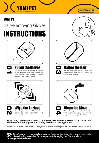 Last Day Buy 1 Get 1 Free- Pet hair remover Electrostatic gloves