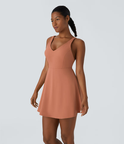 2-Piece Pocket Dance Active Dress