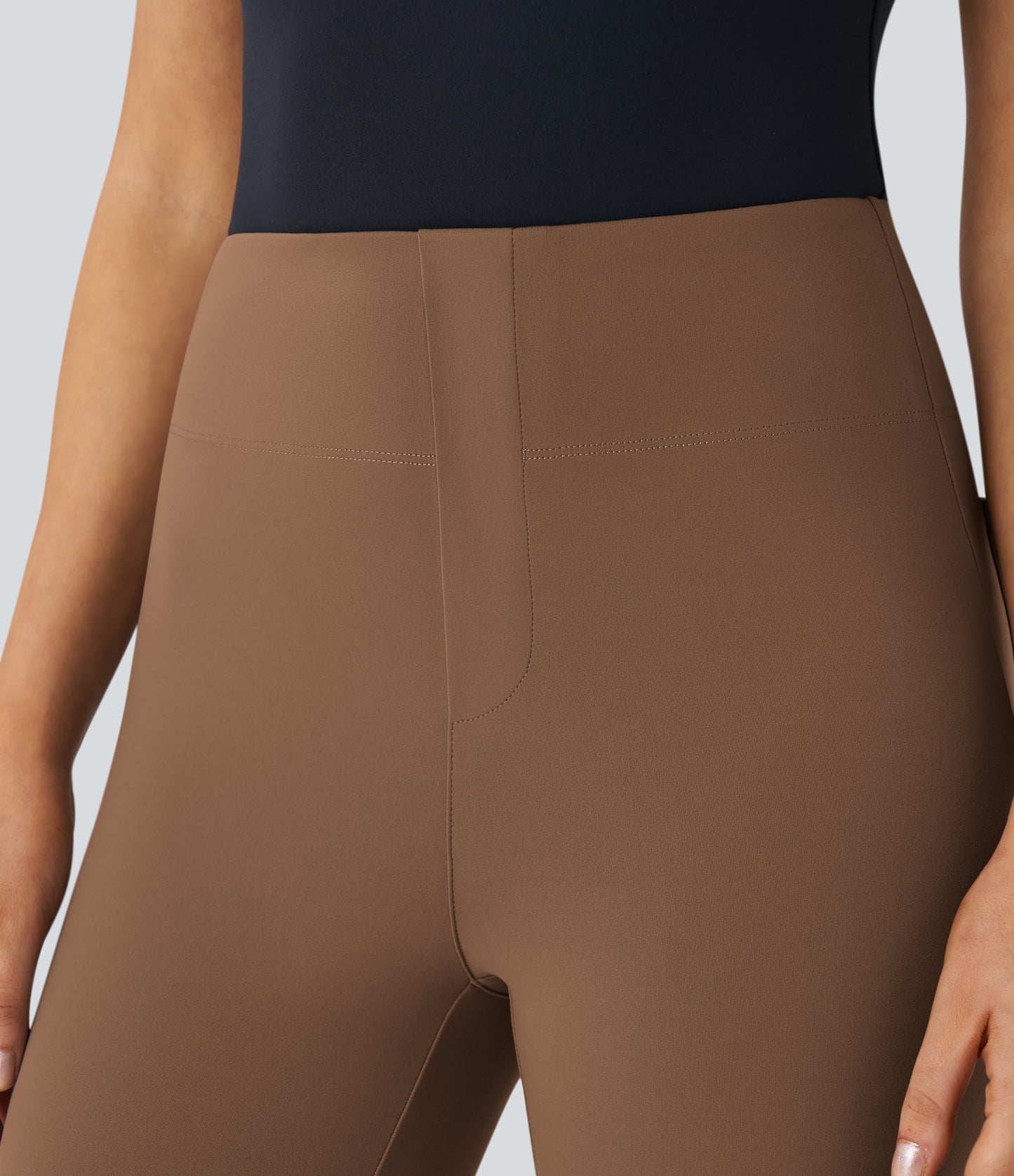 High Waisted Pocket Tapered Work Pants