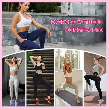 1/3 Pack Plus Size Leggings for Women with Pockets - ‌High Wais Breathable & Stretchy Yoga Pants for Summer Casual & Workout Wear