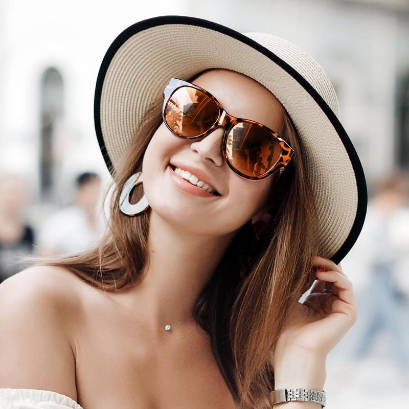 🎉LAST DAY 49% OFF😎2026 New Polarized UV400 Protection Trendy Round Cat-eye Sunglasses 🕶️