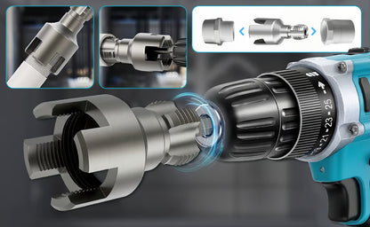 1/2'' and 3/4'' Water pipe internal and external integrated threader