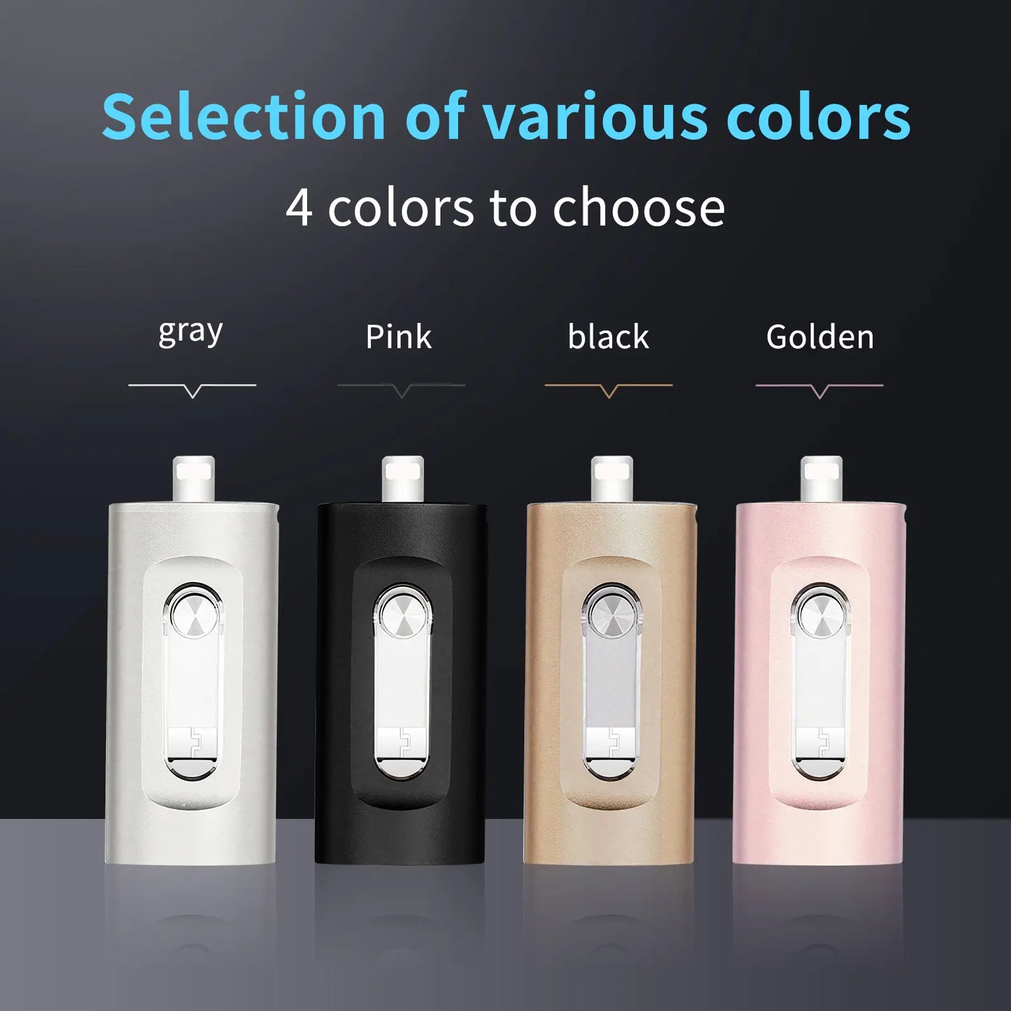 Portable 4-in-1 High Speed Flash Drive, High SpeedUSB 3.0 Memory Storage