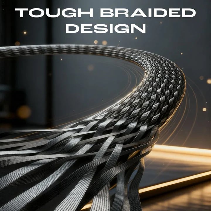 🔥Last Day 50% OFF - ⚡2-in-1 Invisible Holder Charger Cable – 240W Fast Charging Cord with Built-In Phone Stand