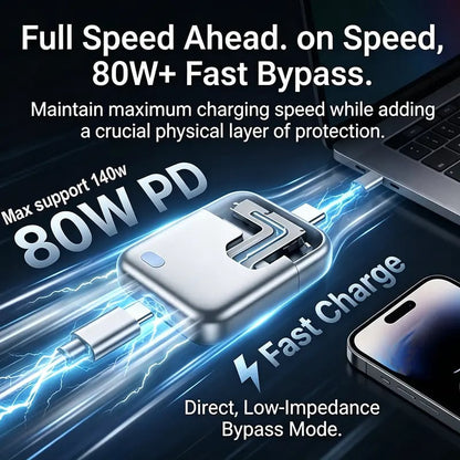 140W Smart Auto-Stop Charging Adapter