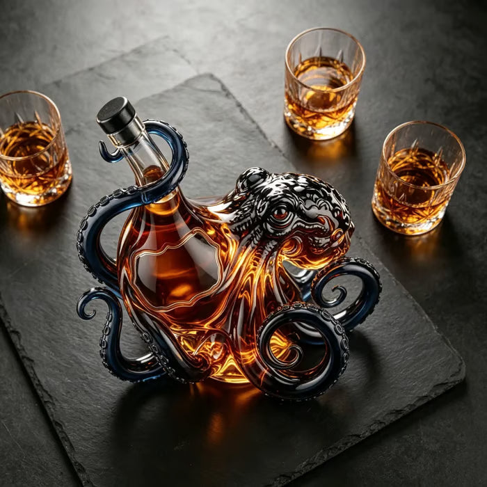 🎁 LAST DAY 49% OFF –  3D Octopus Bottle 🐙🥃