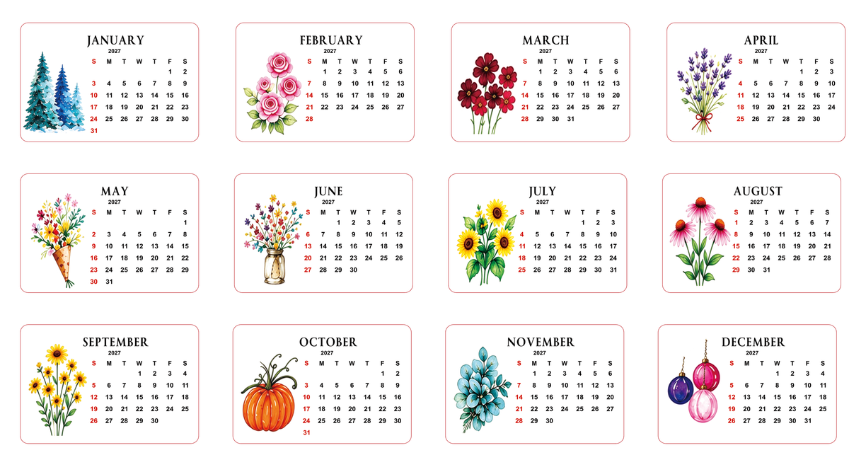 ✨🏆Early Holiday Sale 49% OFF🌱Eco-Friendly Plantable “Timeless” Seed Calendar 2027