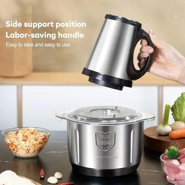 Electric Meat Grinder & Vegetable Chopper – Fast, Easy Food Preparation