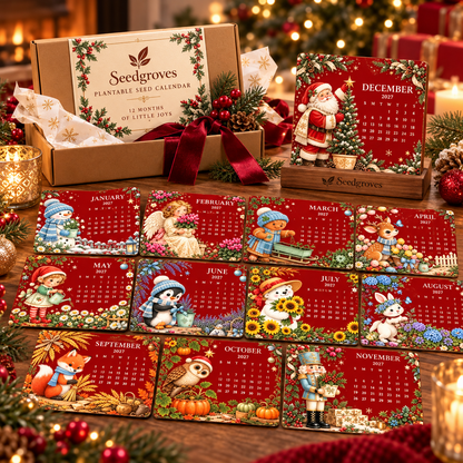 ✨🏆Early Holiday Sale 49% OFF🌱Eco-Friendly Plantable “Timeless” Seed Calendar 2027
