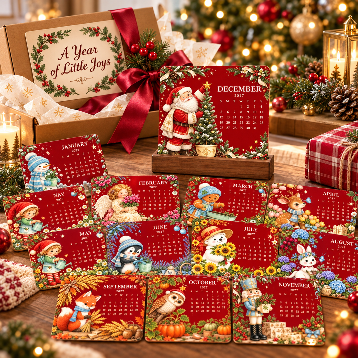 ✨🏆Early Holiday Sale 49% OFF🌱Eco-Friendly Plantable “Timeless” Seed Calendar 2027