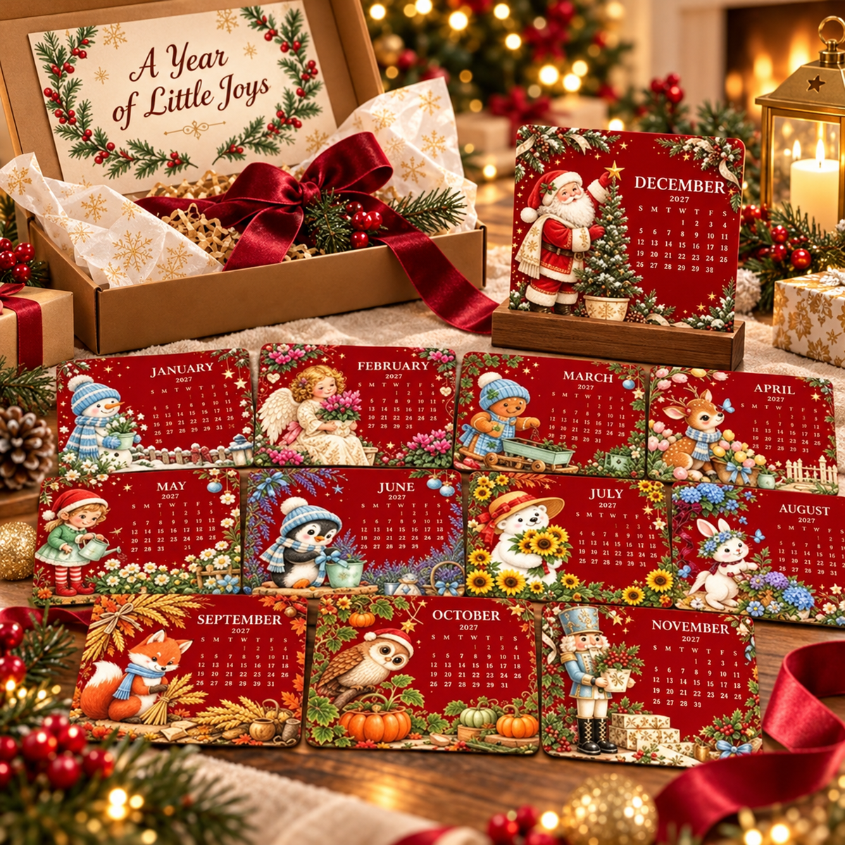 ✨🏆Early Holiday Sale 49% OFF🌱Eco-Friendly Plantable “Timeless” Seed Calendar 2027