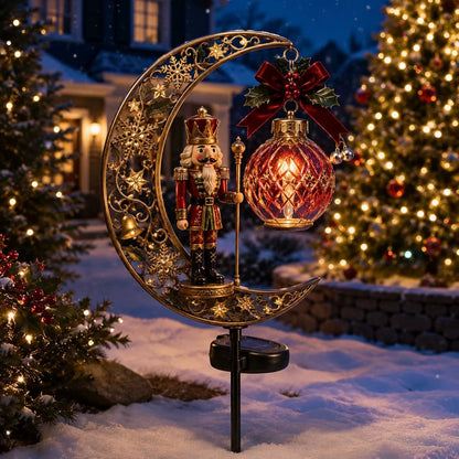 🔥50% OFF– Solar garden light “Christmas Moon”“ 🎄✨