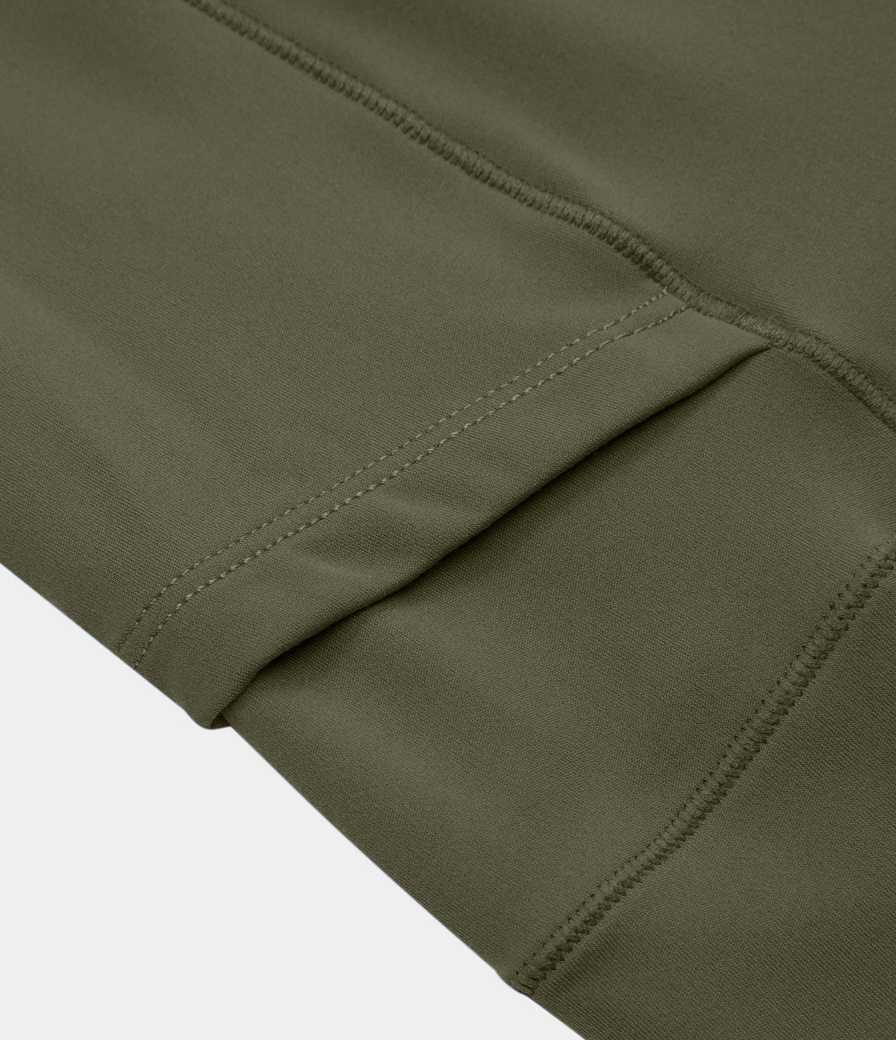 Høy midje, krysslommer i yoga-biker-shorts, 18 cm – UPF50+