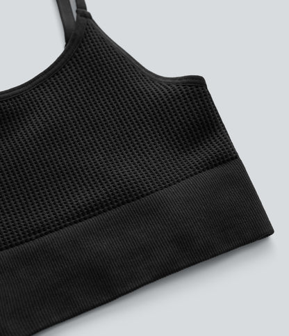 Seamless Flow Waffle Smoothing Lounge Bra