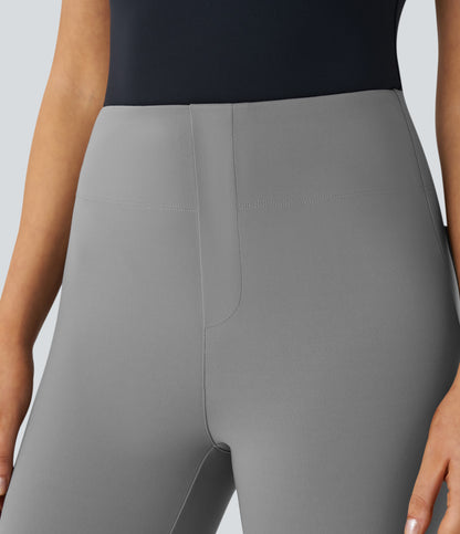High Waisted Pocket Tapered Work Pants