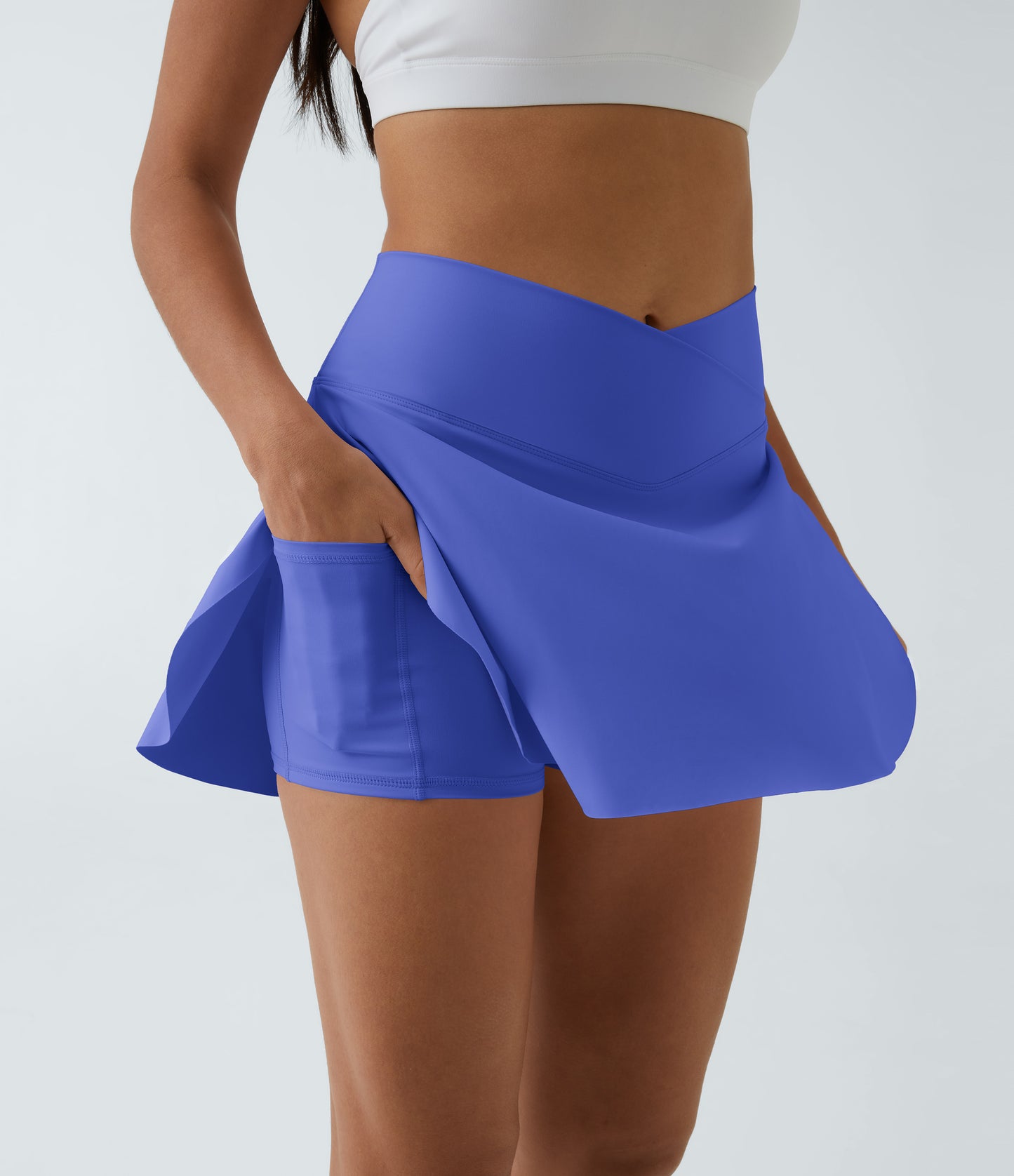 Pocket 2-in-1 Cool Touch Tennis Skirt-Lucid-Longer Length-UPF50+