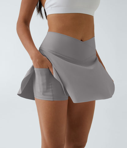 Pocket 2-in-1 Cool Touch Tennis Skirt-Lucid-Longer Length-UPF50+