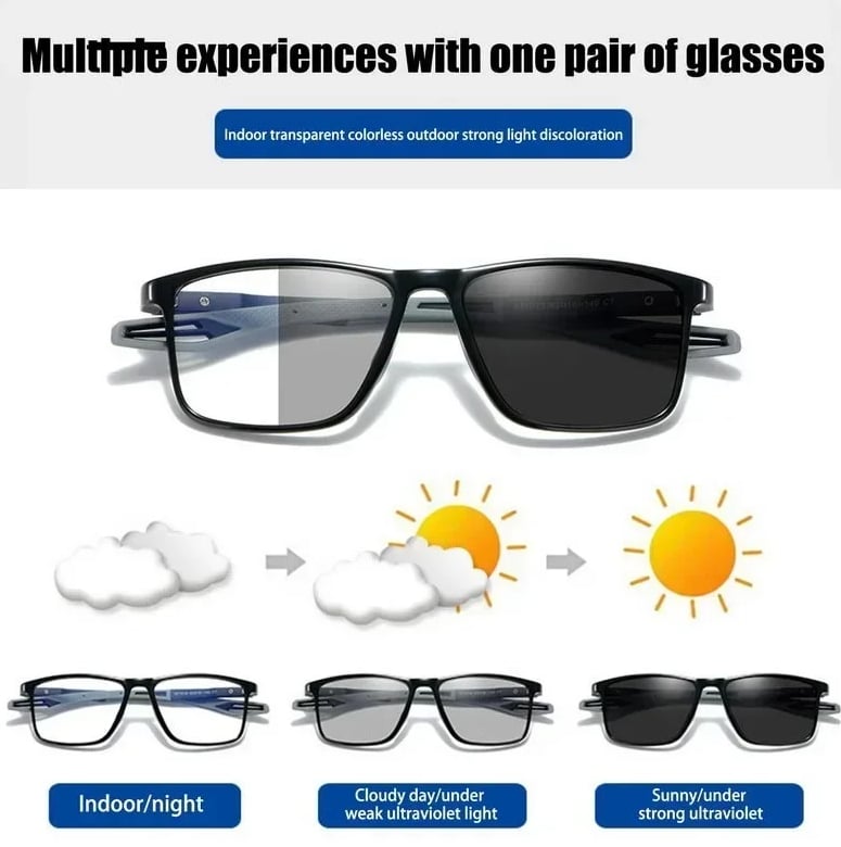 🏆AutoFocus+ Multifocal Glasses🔥Ultra Light Highgrade Reading Glasses👍Blocks Blue Light, Radiation, and ultraviolet rays, Relieves Eye Fatigue👓️