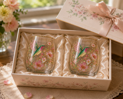 🌸🌿 Limited Edition 2026 Garden Morning Bliss Glass Tea Cup☀️☕