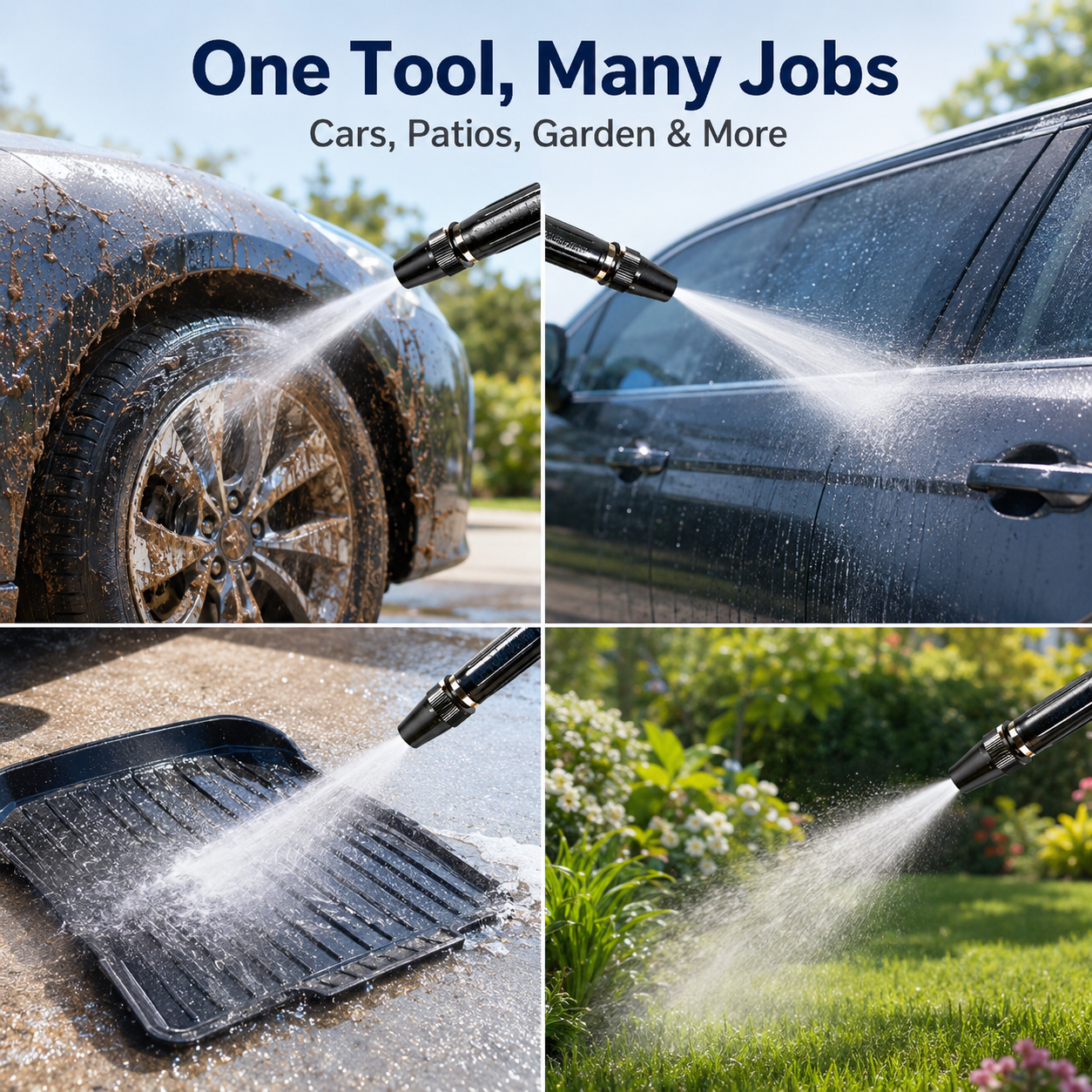 🔥🌊 Last Day 49% OFF – Powerful High-Pressure Water Gun for Car Cleaning