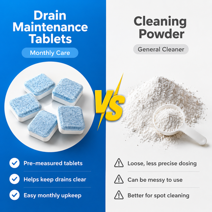 💥Drain Cleaning Tablets 12 Pack For Sinks, Showers & Washing Machines
