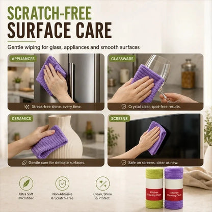 Multipurpose Reusable Tear-Off Cleaning Cloth Roll